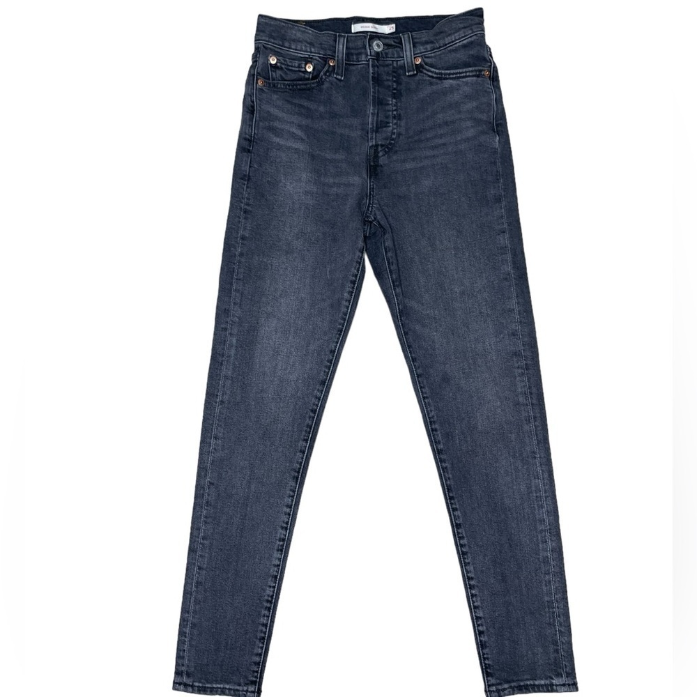 Levi’s Wedgie Black Skinny High Waisted Jeans Womens Size 25